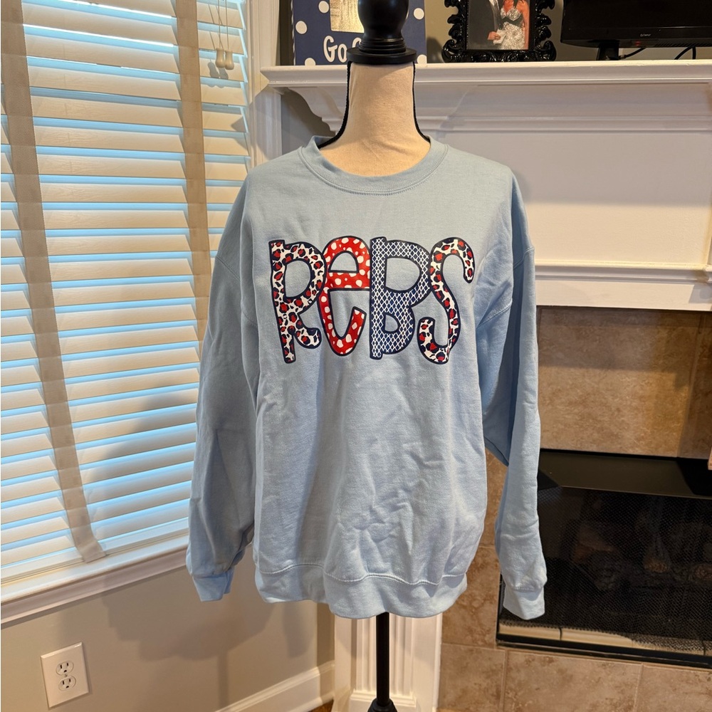 Gildan Light Blue “REBS” Sweatshirt